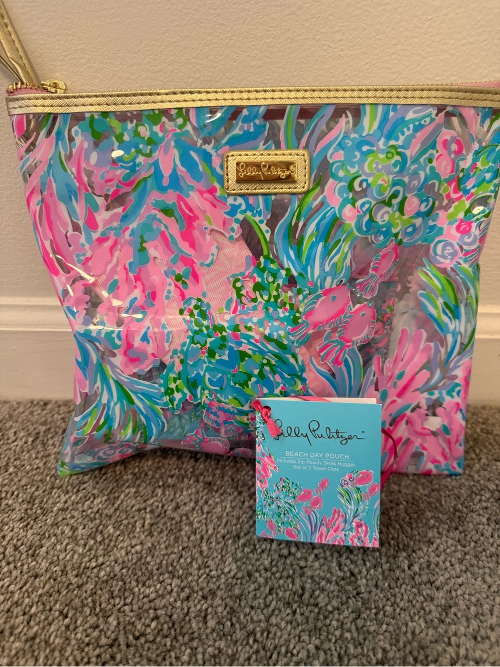 NWT Lilly Pulitzer Beach Day Pouch